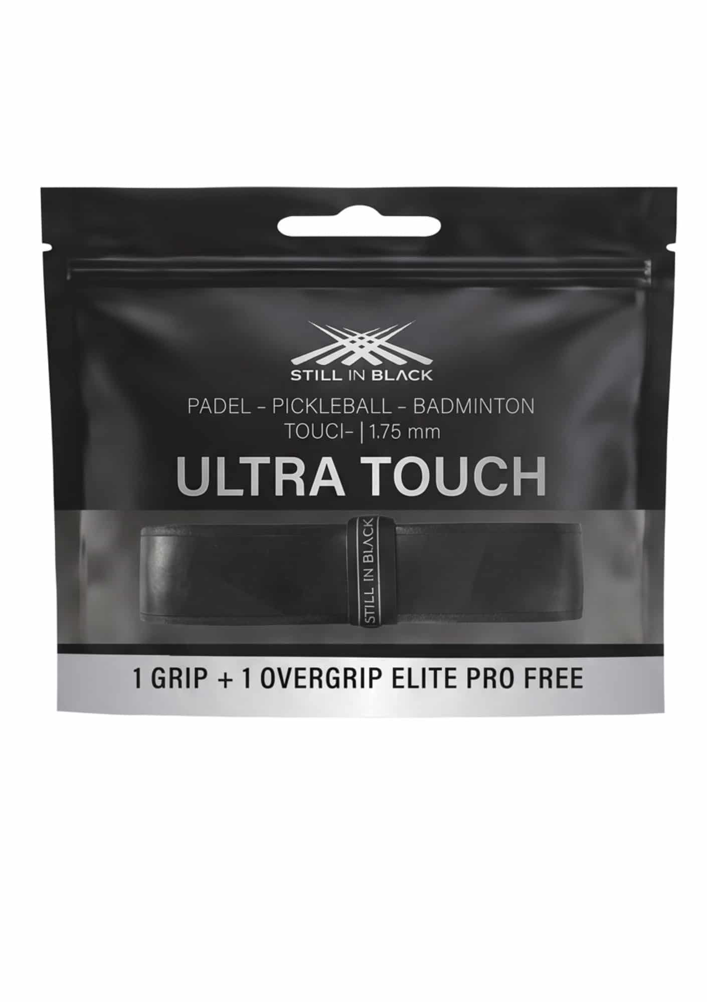 Grip Padel Ultra Touch Black + 1 Surgrip