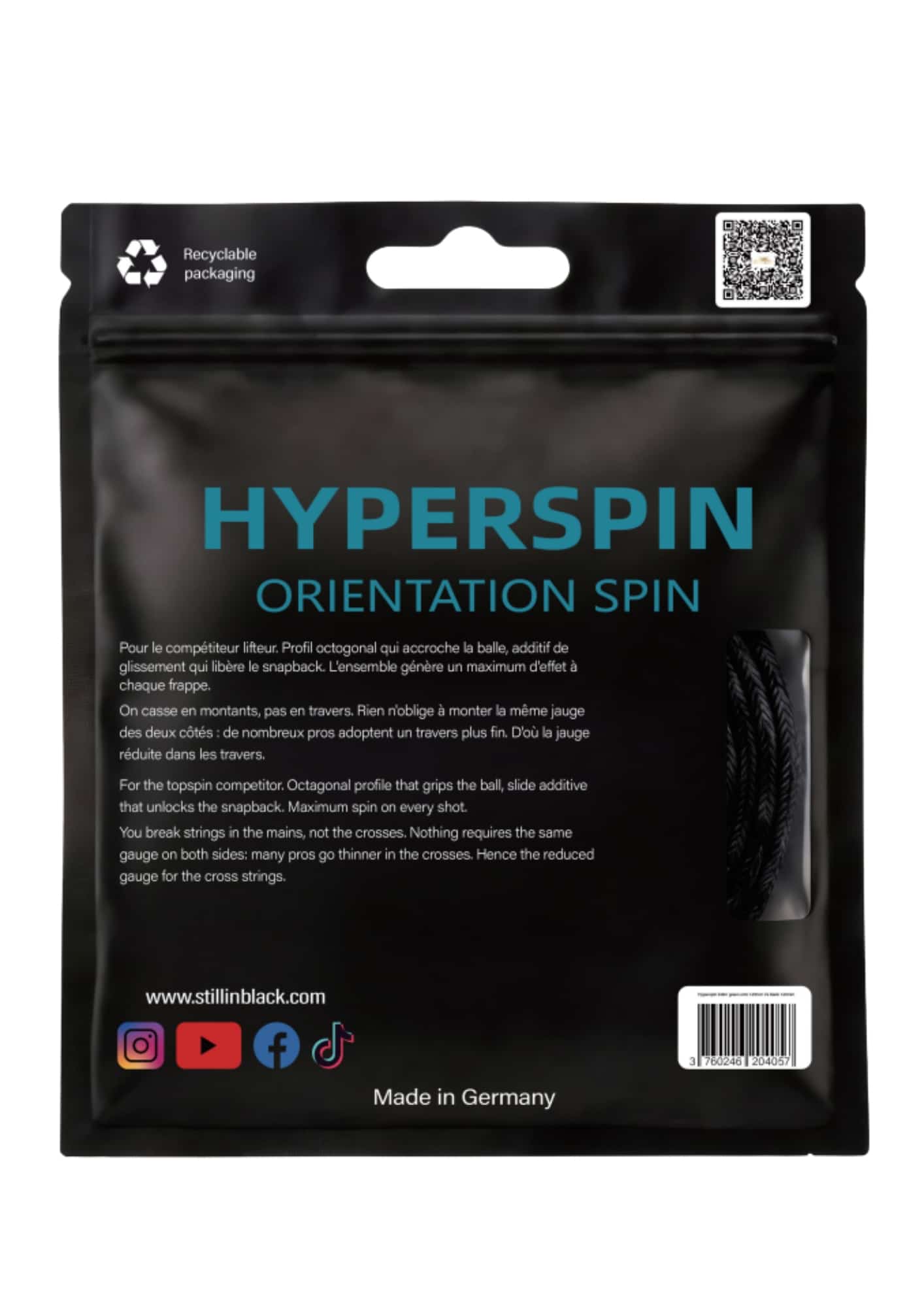 Hyperspin 2x6 m green octo 1,25 mm Vs black 1,20mm – Image 2