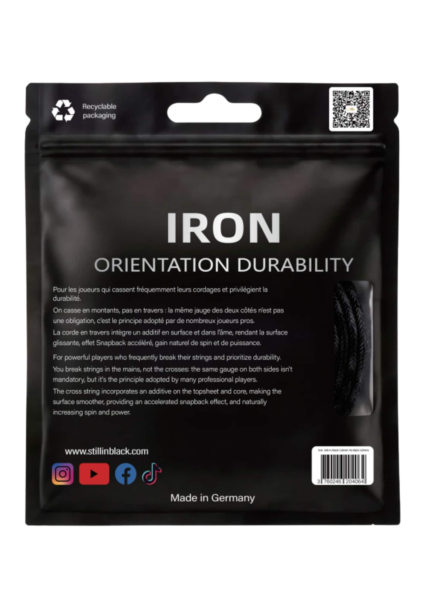 Iron 2x6 m black 1,30mm Vs black 1,25mm – Image 2
