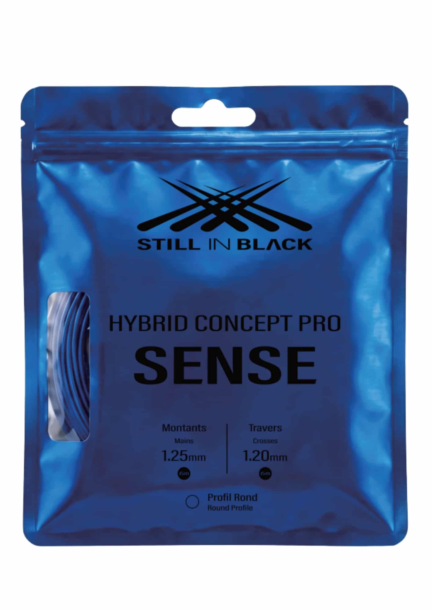 Sense 2x6 m blue 1,25mm Vs black 1,20mm