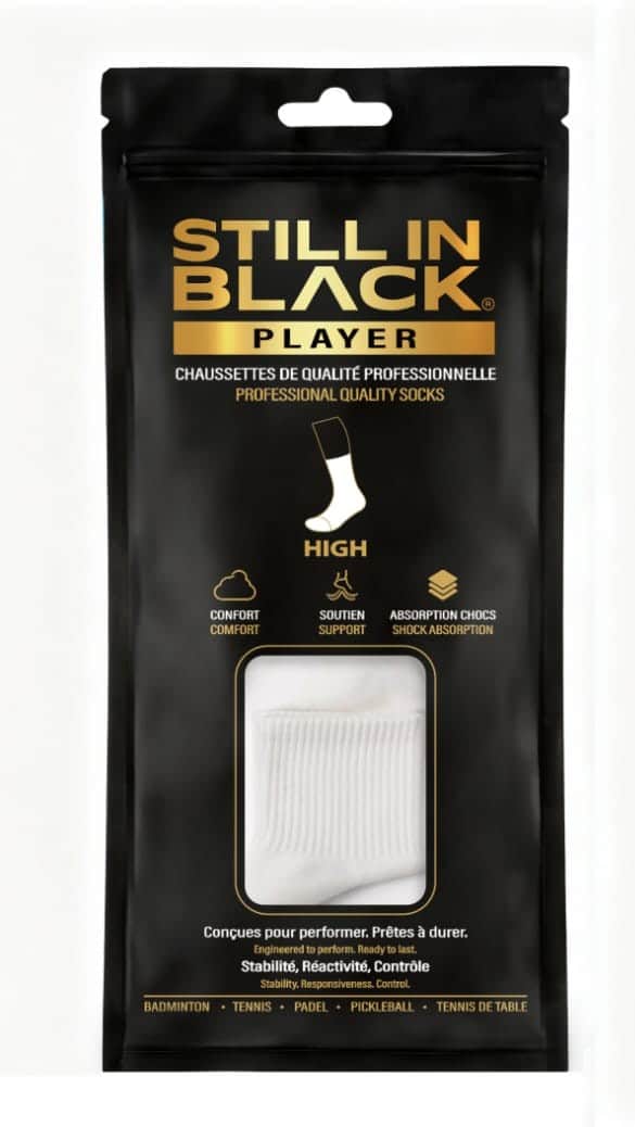 Chaussettes Player high blanches
