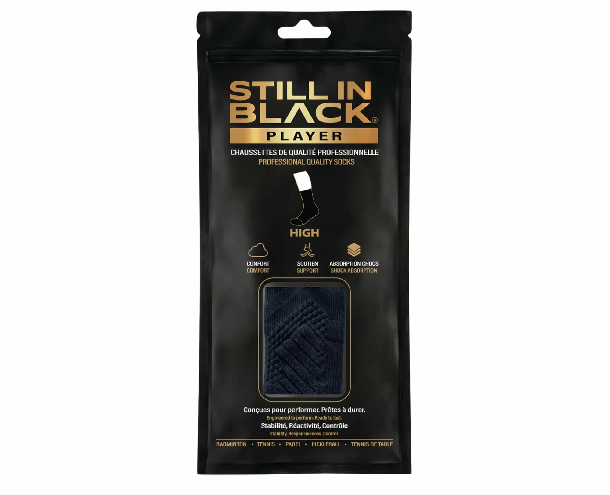 Chaussettes Player high noires