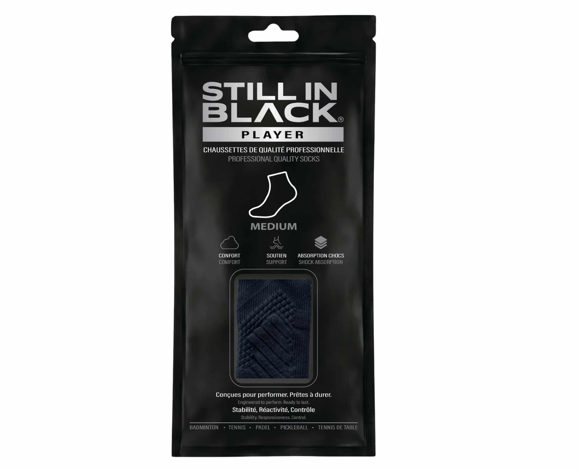 Chaussettes Player medium noires